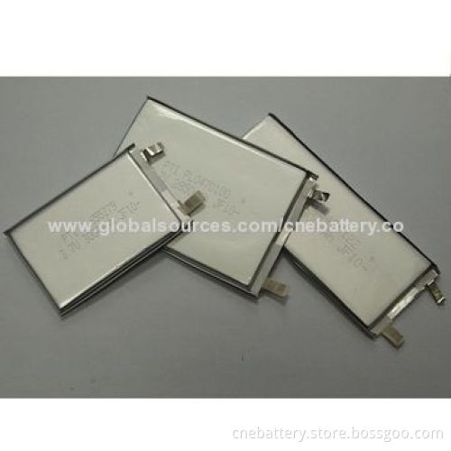 Lithium Polymer Battery with 3.7V Voltage, 2,000mAh Capacity, Solar Lamps, Tablets, POS, Controller
